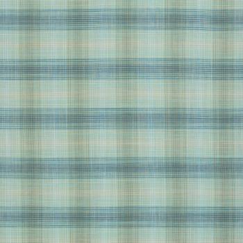 Baumwolle Tina Karo Muster Leinenoptik Mint/Beige von Swafing